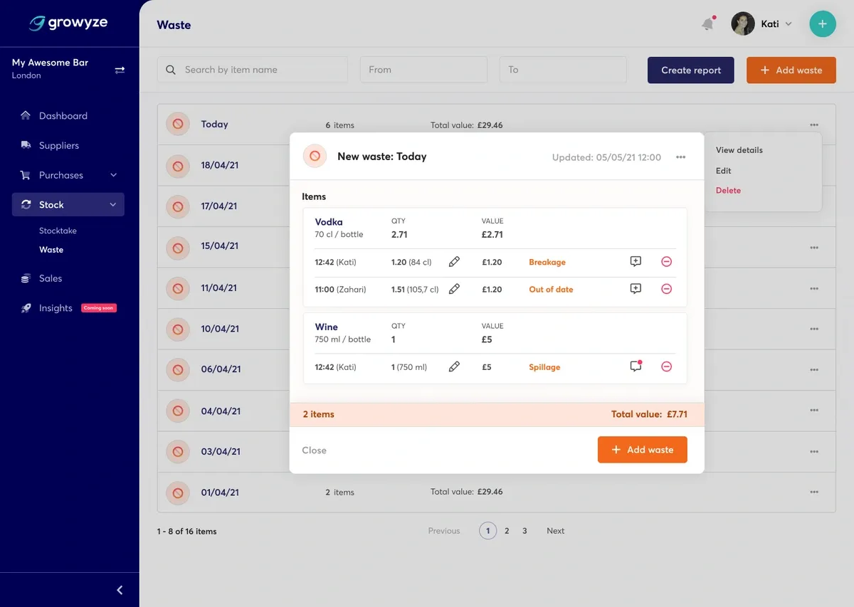 Screenshot of Growyze - Hospitality SaaS platform