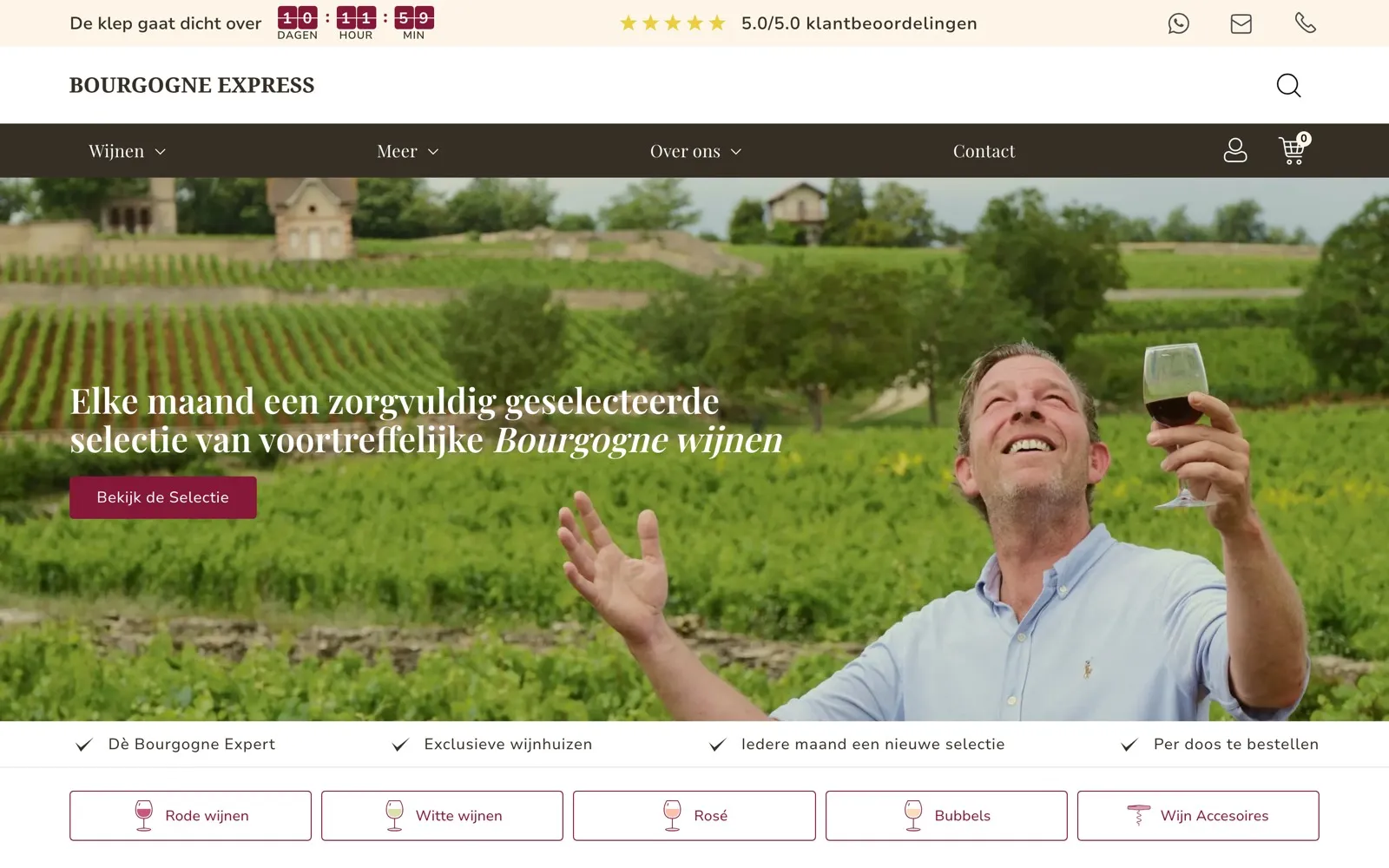 Screenshot of Bourgogne Express