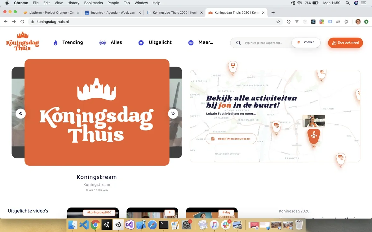 Screenshot of Koningsdagthuis.nl
