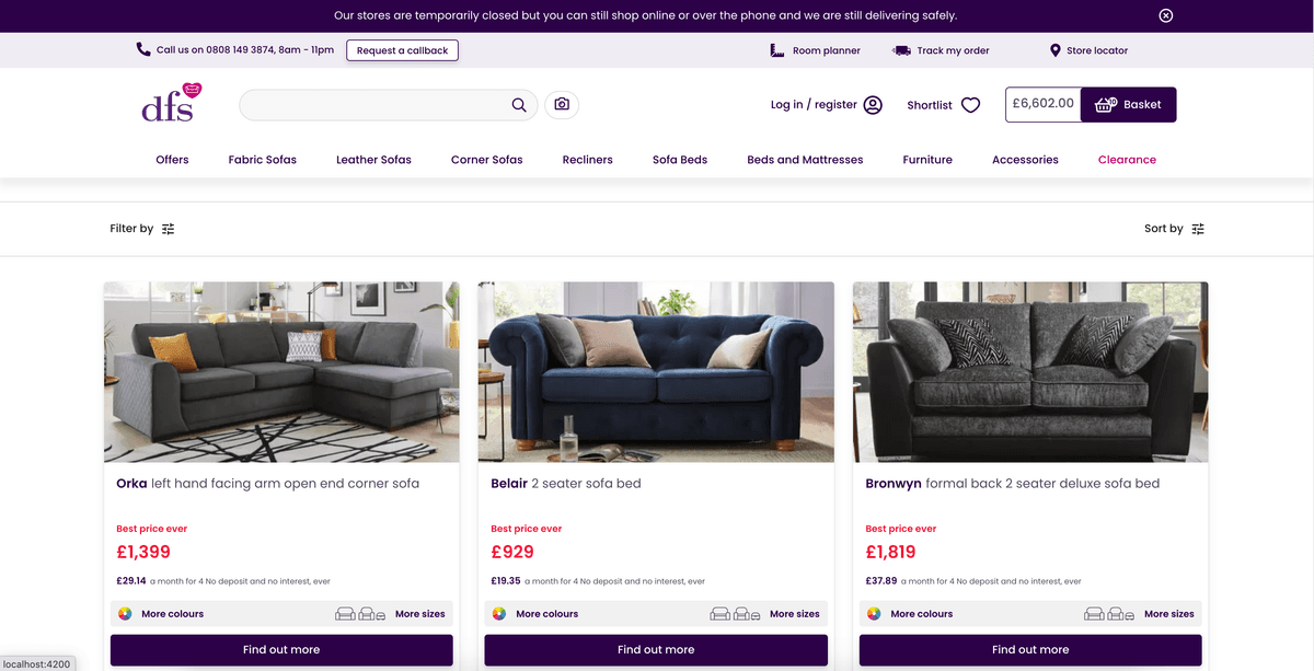 DFS Webshop