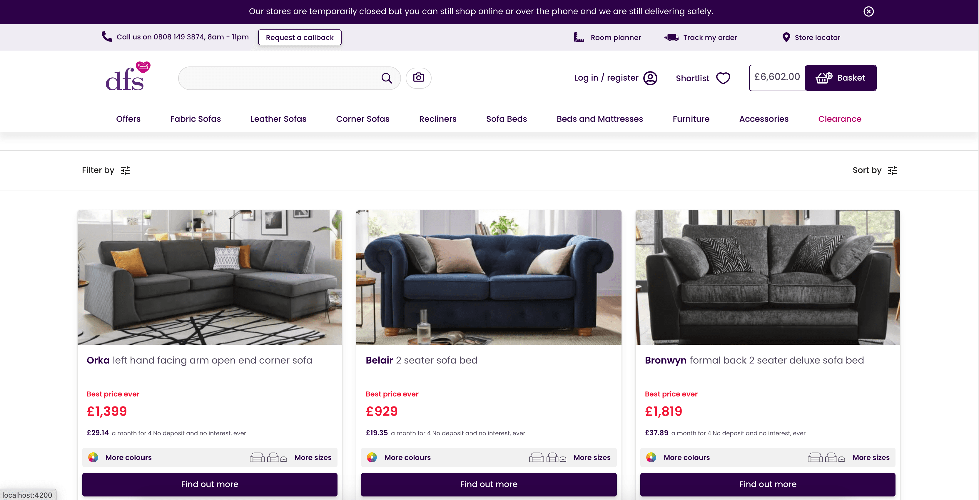DFS Webshop